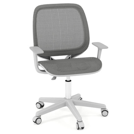 Dreamade Kids Desk Chair, Children Armrest Computer Chair with Sit-Lock Wheels
