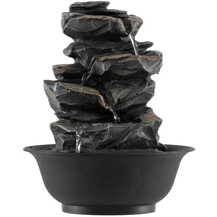 Dreamade Tabletop Water Fountain with LED Lights