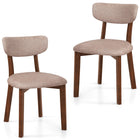 Dreamade Wooded Dining Chairs Set of 2/4 for Living Room Restaurant