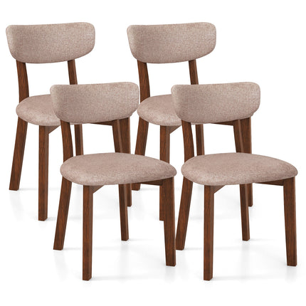 Dreamade Wooded Dining Chairs Set of 2/4 for Living Room Restaurant