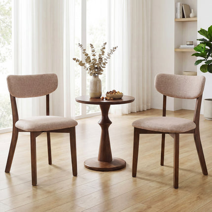 Dreamade Wooded Dining Chairs Set of 2/4 for Living Room Restaurant