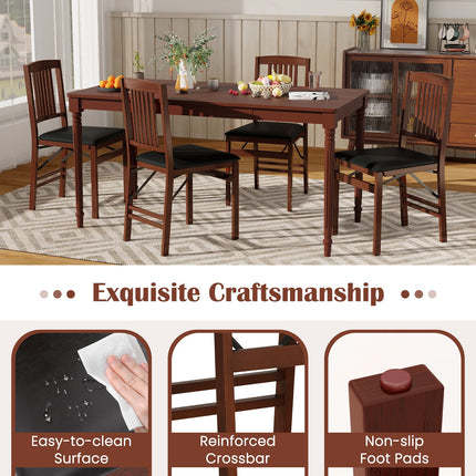 Dreamade Folding Dining Chairs Set (2/4)