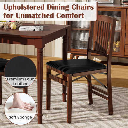 Dreamade Folding Dining Chairs Set (2/4)