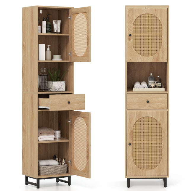 Dreamade 67" Tall Bathroom Cabinet