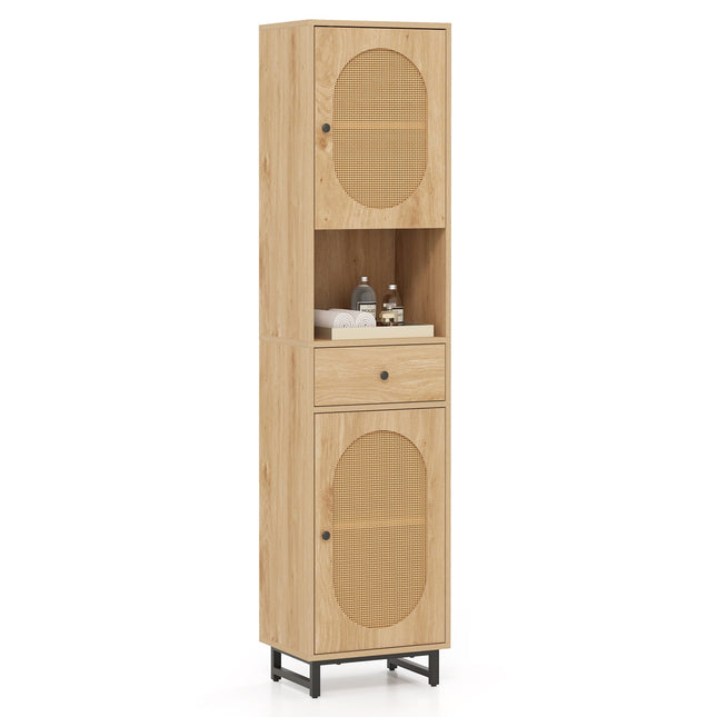 Dreamade 67" Tall Bathroom Cabinet