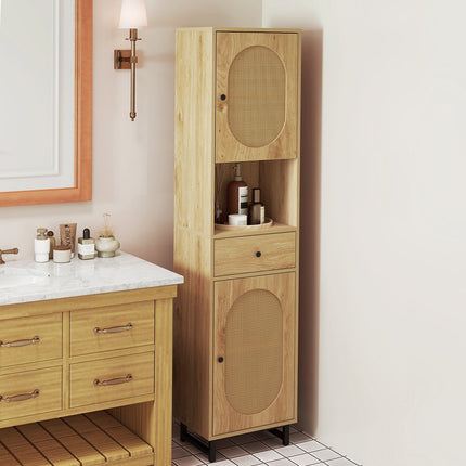 Dreamade 67" Tall Bathroom Cabinet