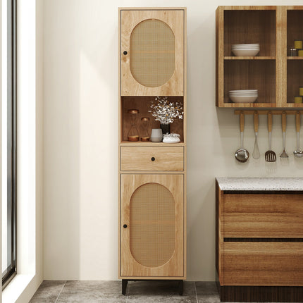 Dreamade 67" Tall Bathroom Cabinet