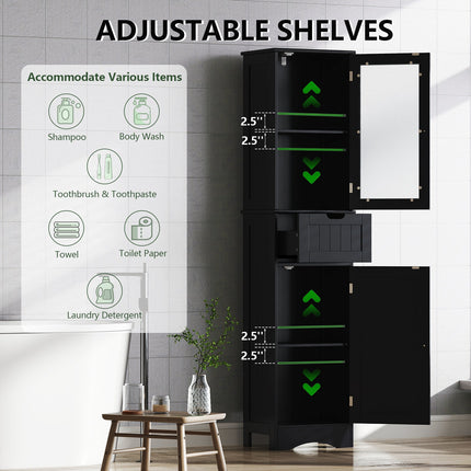 Dreamade Freestanding Bathroom Storage Cabinet