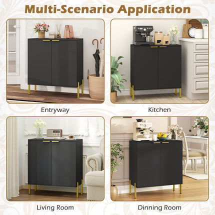 Dreamade Buffet Cabinet with Storage, 2-Door Kitchen Sideboard with Storage Cabinet