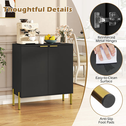 Dreamade Buffet Cabinet with Storage, 2-Door Kitchen Sideboard with Storage Cabinet