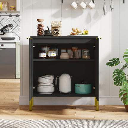 Dreamade Buffet Cabinet with Storage, 2-Door Kitchen Sideboard with Storage Cabinet