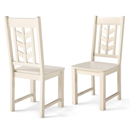 Dreamade Wooden Dining Chairs Set of 2/4