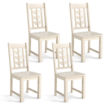 Dreamade Wooden Dining Chairs Set of 2/4