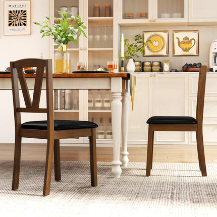 Dreamade Wooden Dining Chairs Set (2/4)