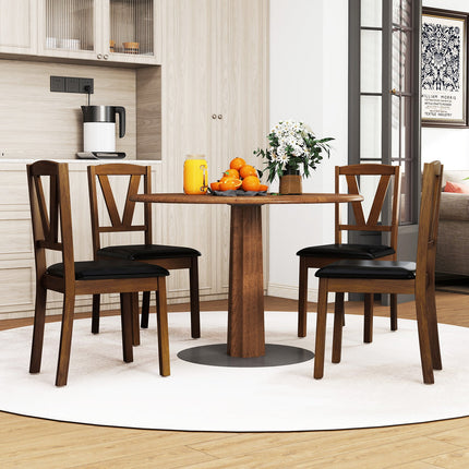 Dreamade Wooden Dining Chairs Set (2/4)