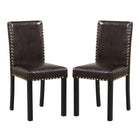 Dreamade Dining Chairs Set of 2/4 with Solid Rubber & Bent Wood Legs