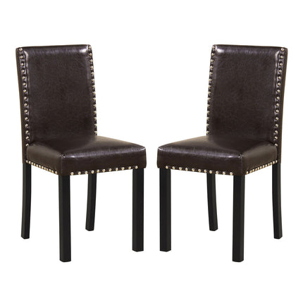Dreamade Dining Chairs Set of 2/4 with Solid Rubber & Bent Wood Legs