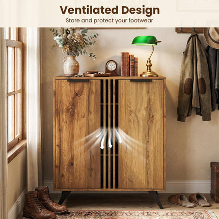 Dreamade Shoe Storage Cabinet with 2 Doors