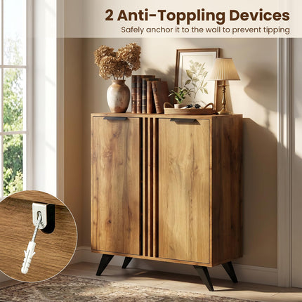 Dreamade Shoe Storage Cabinet with 2 Doors