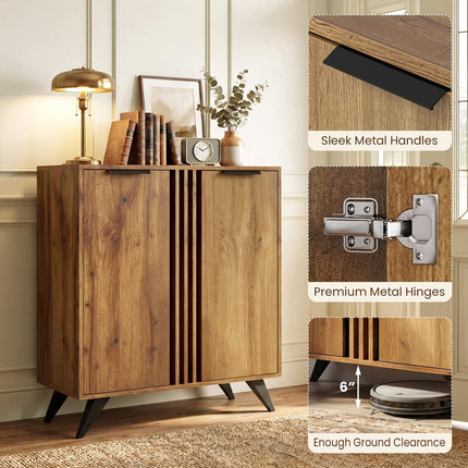 Dreamade Shoe Storage Cabinet with 2 Doors