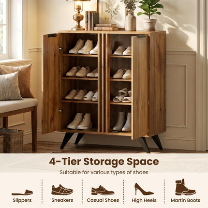 Dreamade Shoe Storage Cabinet with 2 Doors