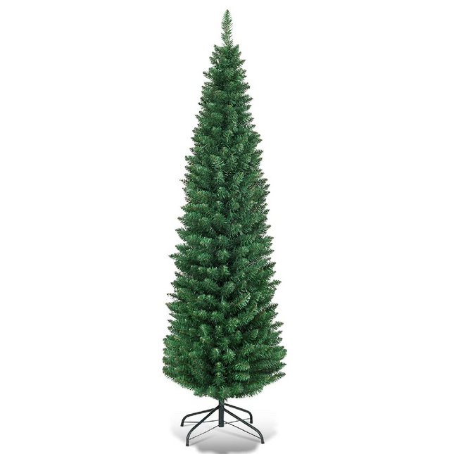 Pencil Christmas Tree, Artificial Slim Skinny Tree