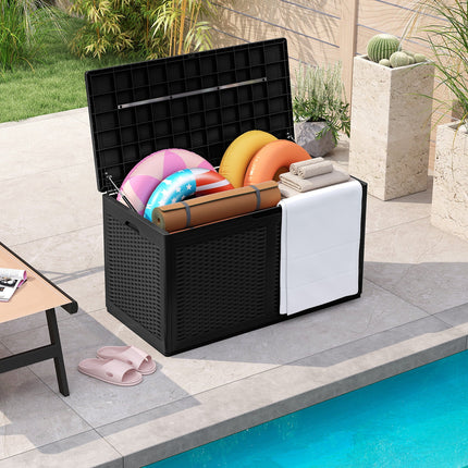 Dreamade 100 Gallon Resin Outdoor Storage Box