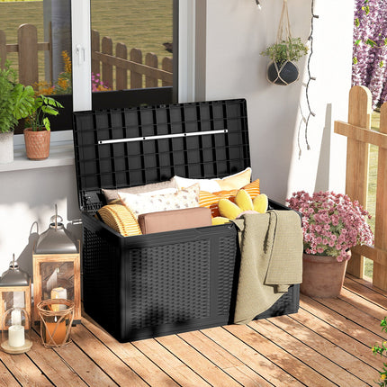 Dreamade 100 Gallon Resin Outdoor Storage Box