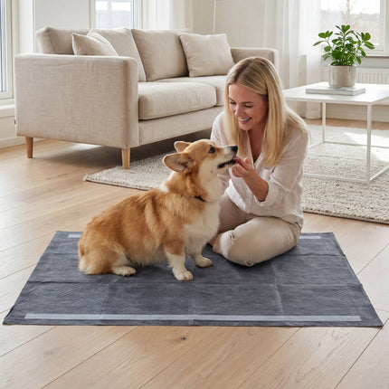Dreamade 150-Pack 36" x 24"/24" x 24" Charcoal Dog Pee Pads