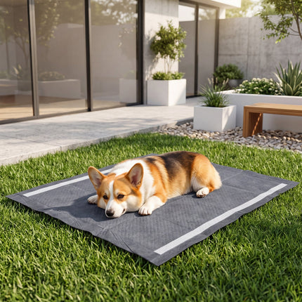 Dreamade 150-Pack 36" x 24"/24" x 24" Charcoal Dog Pee Pads