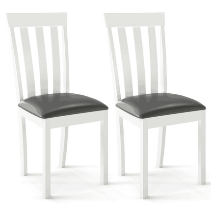 Dreamade Wood Dining Chair, Mid Century Dining Side Chairs for Kitchen, Dining Room, Restaurant