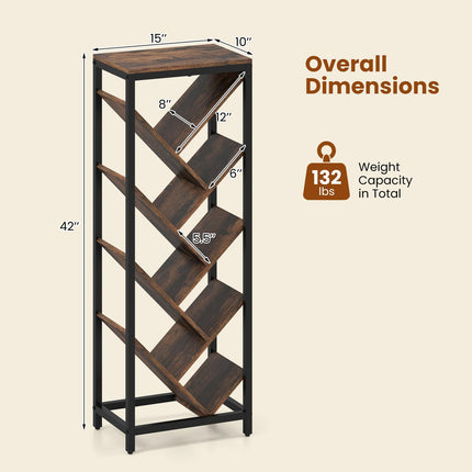 Dreamade 9-Tier Tree Bookshelf for Books/CDs
