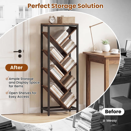 Dreamade 9-Tier Tree Bookshelf for Books/CDs