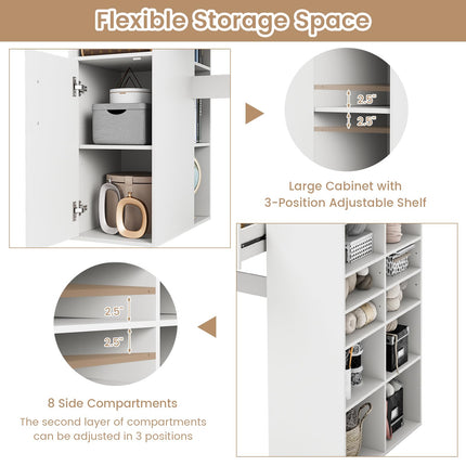 Dreamade Craft Table with Storage