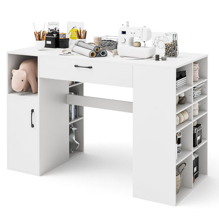 Dreamade Craft Table with Storage