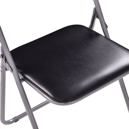 6 PCS Folding Chairs Set with Padded Seats and Carrying Handle - Dreamadeus