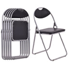 6 PCS Folding Chairs Set with Padded Seats and Carrying Handle - Dreamadeus