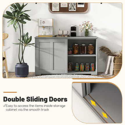 DREAMADE Buffet Cabinet, Modern Buffets & Sideboards Cabinet w/Storage