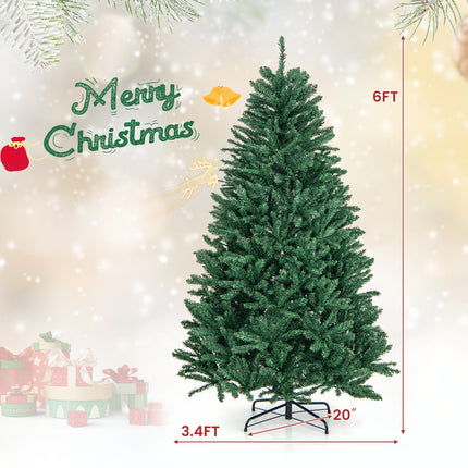 DREAMADE 9 FT Artificial Christmas Tree, Premium Hinged Pine Xmas Tree with 3594 PVC Branch Tips