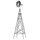 DREAMADE 8ft Steel Windmill, Farmhouse Windmill Decoration with Directional Vane