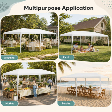 DREAMADE Party Tent, 10' x 30' Event Canopy Tent