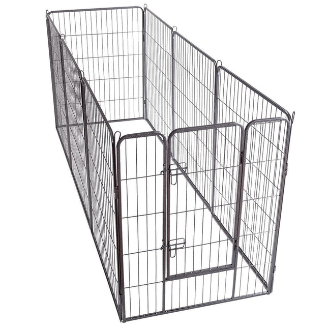 40 inch Dog Playpen with Door, 16 Panels - Dreamade