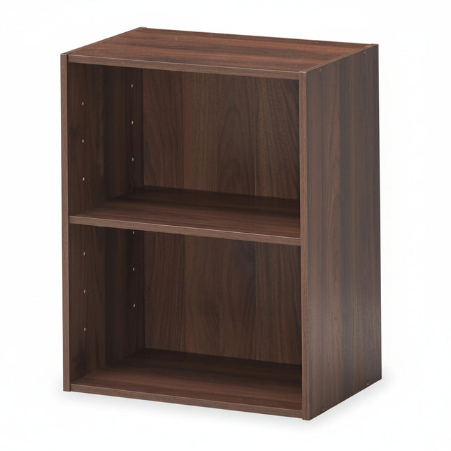 DREAMADE 2 Cube Storage Organizer, Open Storage Display Cabinet with Modular Cubby Design & Adjustable Shelf