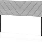 Diagonal Channel Tufting / Gray