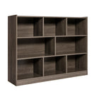 DREAMADE 8-Cube Storage Organizer, 3-Tier Wooden Cube Shelf, Blue