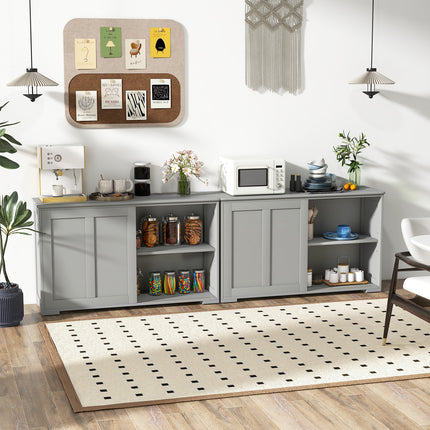 DREAMADE Buffet Cabinet, Modern Buffets & Sideboards Cabinet w/Storage