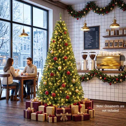 DREAMADE 6 FT Pre-Lit Christmas Tree, 845 Branch Tips Artificial Decor