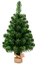 DREAMADE 3 FT Entryway Artificial Christmas Tree with 96 Branch Tips, Stable Cement Base