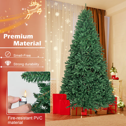 DREAMADE 9 FT Artificial Christmas Tree, Premium Hinged Pine Xmas Tree with 3594 PVC Branch Tips