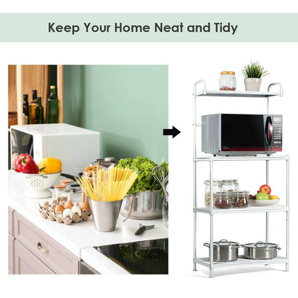 4-Tier Kitchen Microwave Storage Rack Oven Stand - Dreamadeus